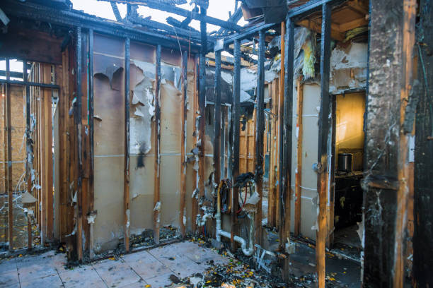 Professional Emergency Fire Cleanup technician working in Gas City, IN